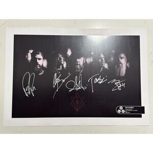 IN FLAMES x FURNACE FEST 2022 LIMITED EDITON SIGNED AUTOGRAPHED 194/200